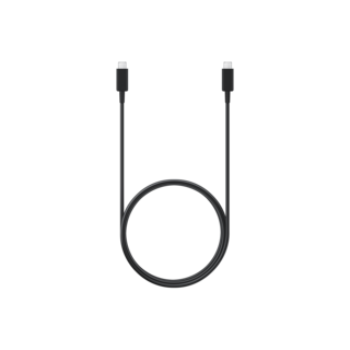 Samsung USB-C auf USB-C Kabel, EP-DX510JBEGEU, 1,8M, 5A, Schwarz, Blisterverpackung, 8806094257540;EP-DX510JBEGEU