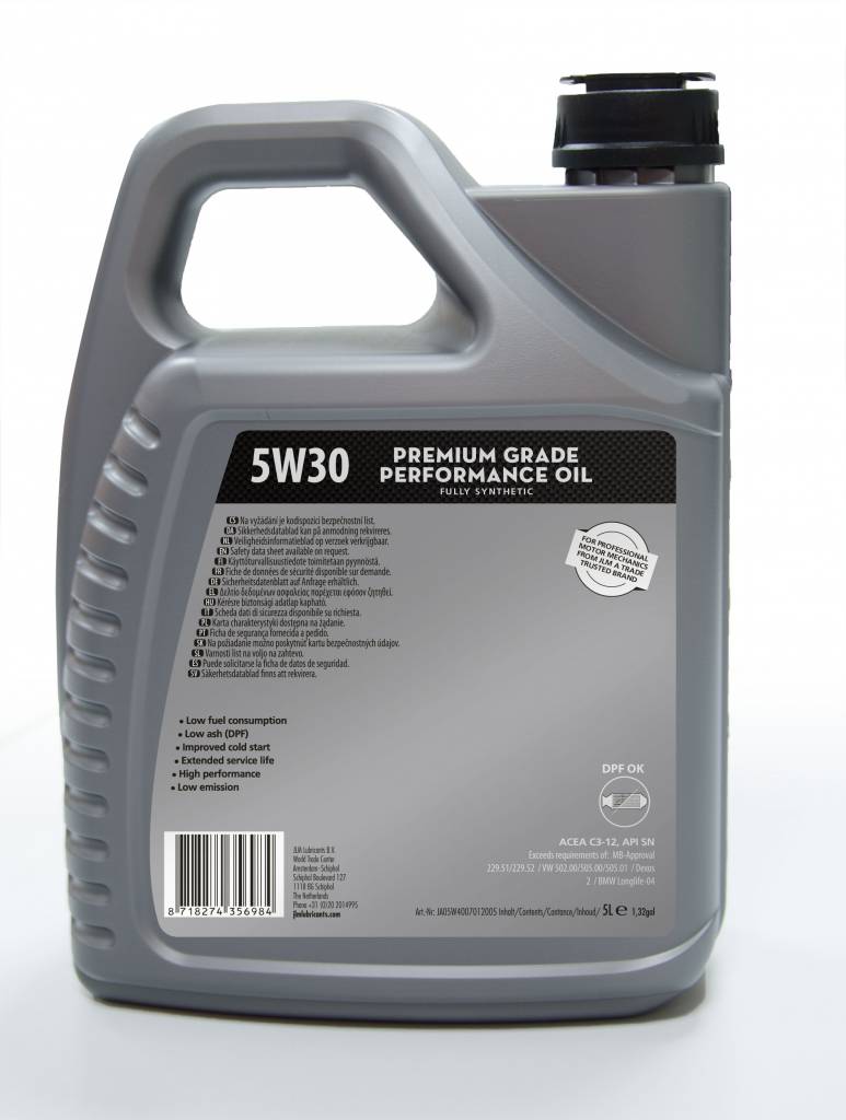 JLM Lubricants Synethisches Motoröl 5W30 - 5Liter