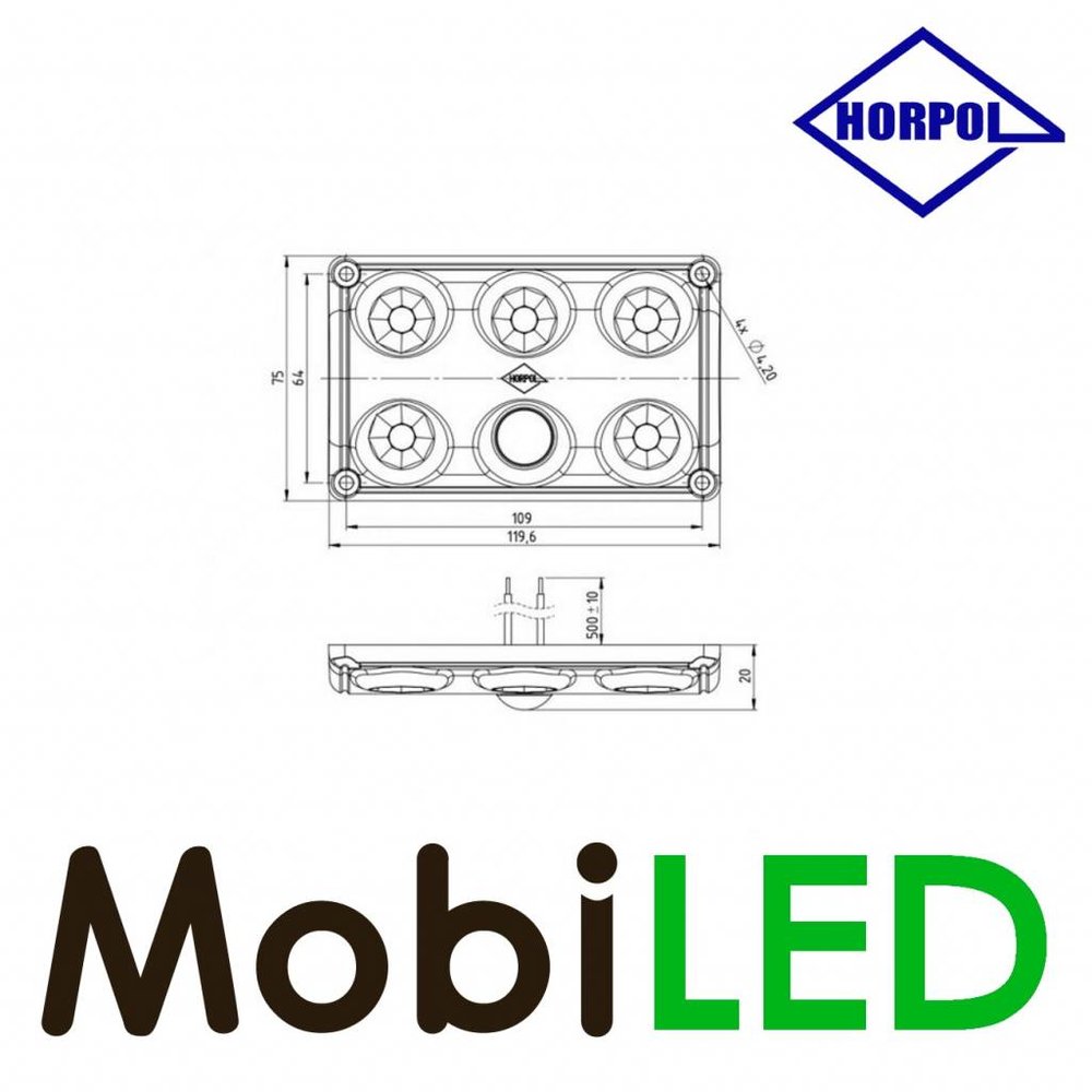 HORPOL Binnenverlichting met bewegingssensor 12-24 volt HORPOL Binnenverlichting met bewegingssensor 12-24 volt
