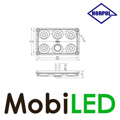 HORPOL Binnenverlichting met bewegingssensor 12-24 volt HORPOL Binnenverlichting met bewegingssensor 12-24 volt