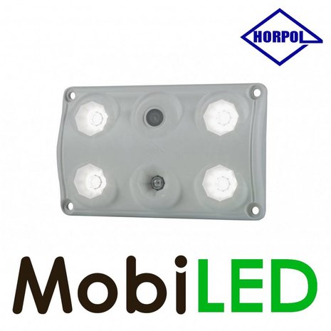 HORPOL Interior light red/white with switch 12-24 volts