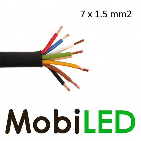 Connection cable 7 core 7x 1.5mm²