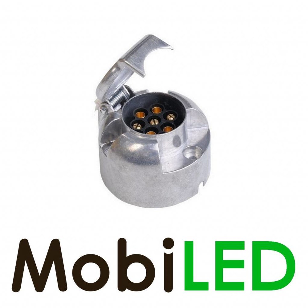 Plug socket aluminum 7-pin Plug socket aluminum 7-pin