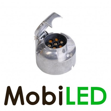 Fiche femelle en aluminium 7 plots Fiche femelle en aluminium 7 plots