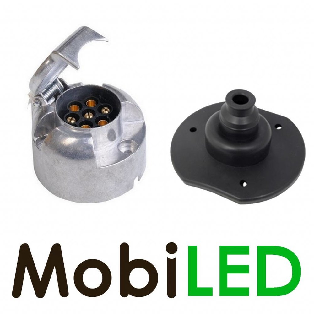 Plug socket aluminum 7-pin Plug socket aluminum 7-pin