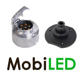 Fiche femelle en aluminium 7 plots