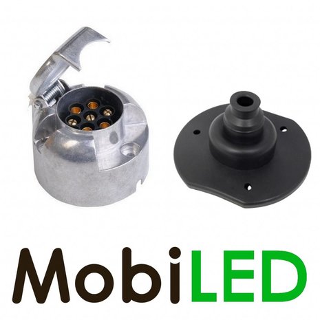 Plug socket aluminum 7-pin Plug socket aluminum 7-pin