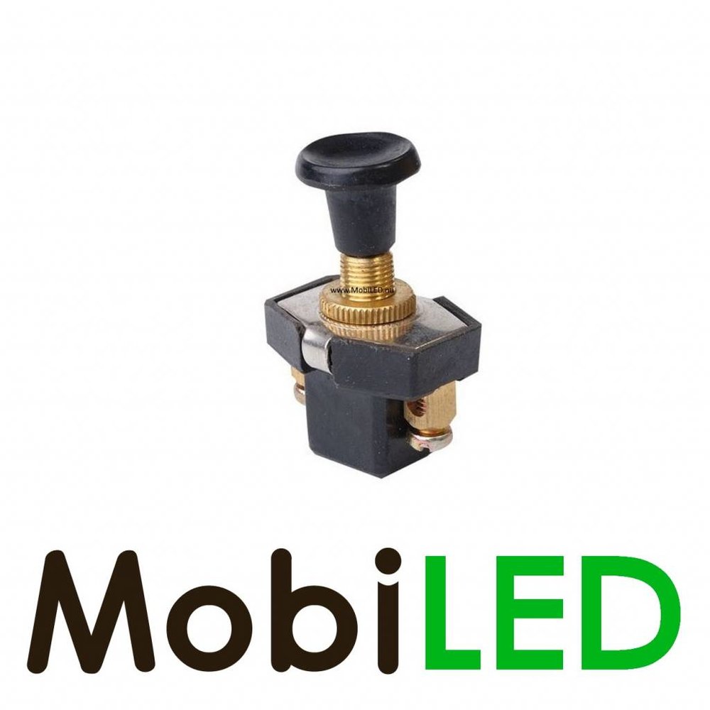 Pull switch black with two positions (on/off) Pull switch black with two positions (on/off)