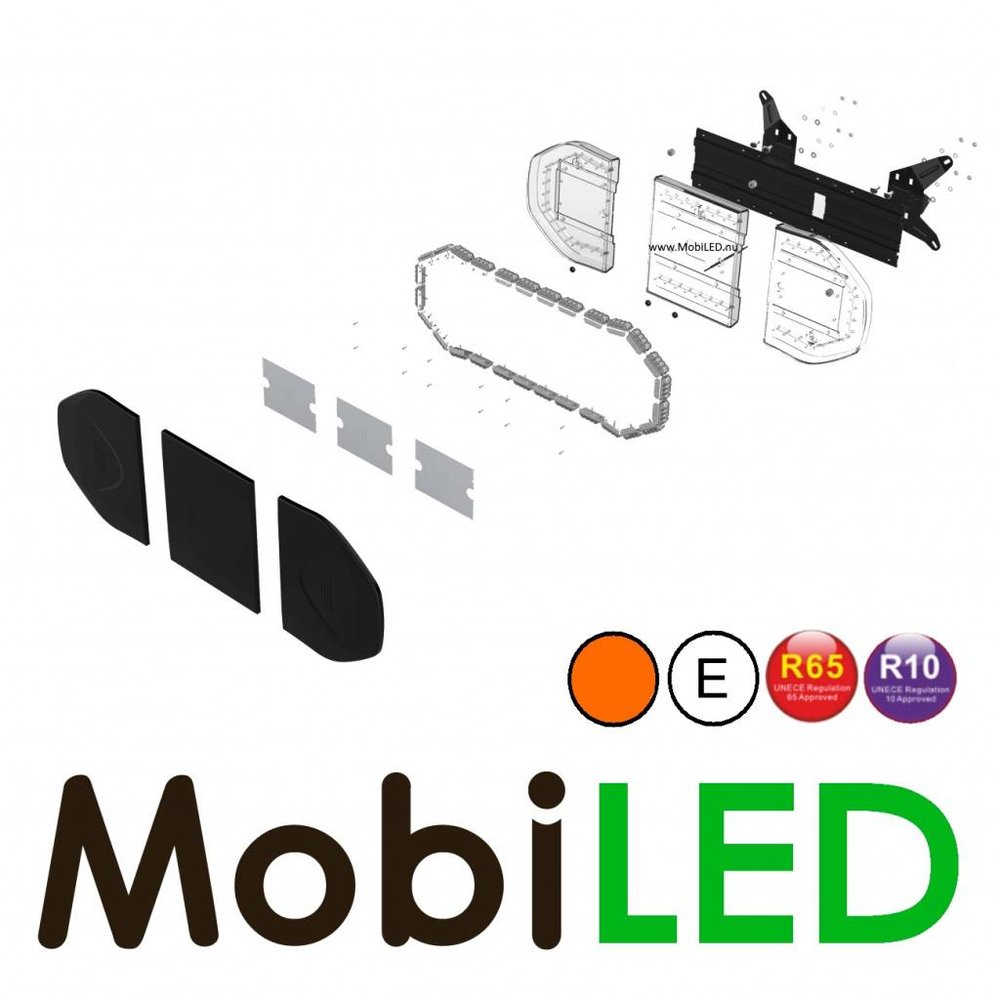 Barre flash 960 mm 64 watts ECE R10-R65 Ambre Barre flash 960 mm 64 watts ECE R10-R65 Ambre