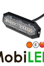 Klasse 2 LED Flitser Amber Ultra plat E-keur Flits en Richtingaanwijzer