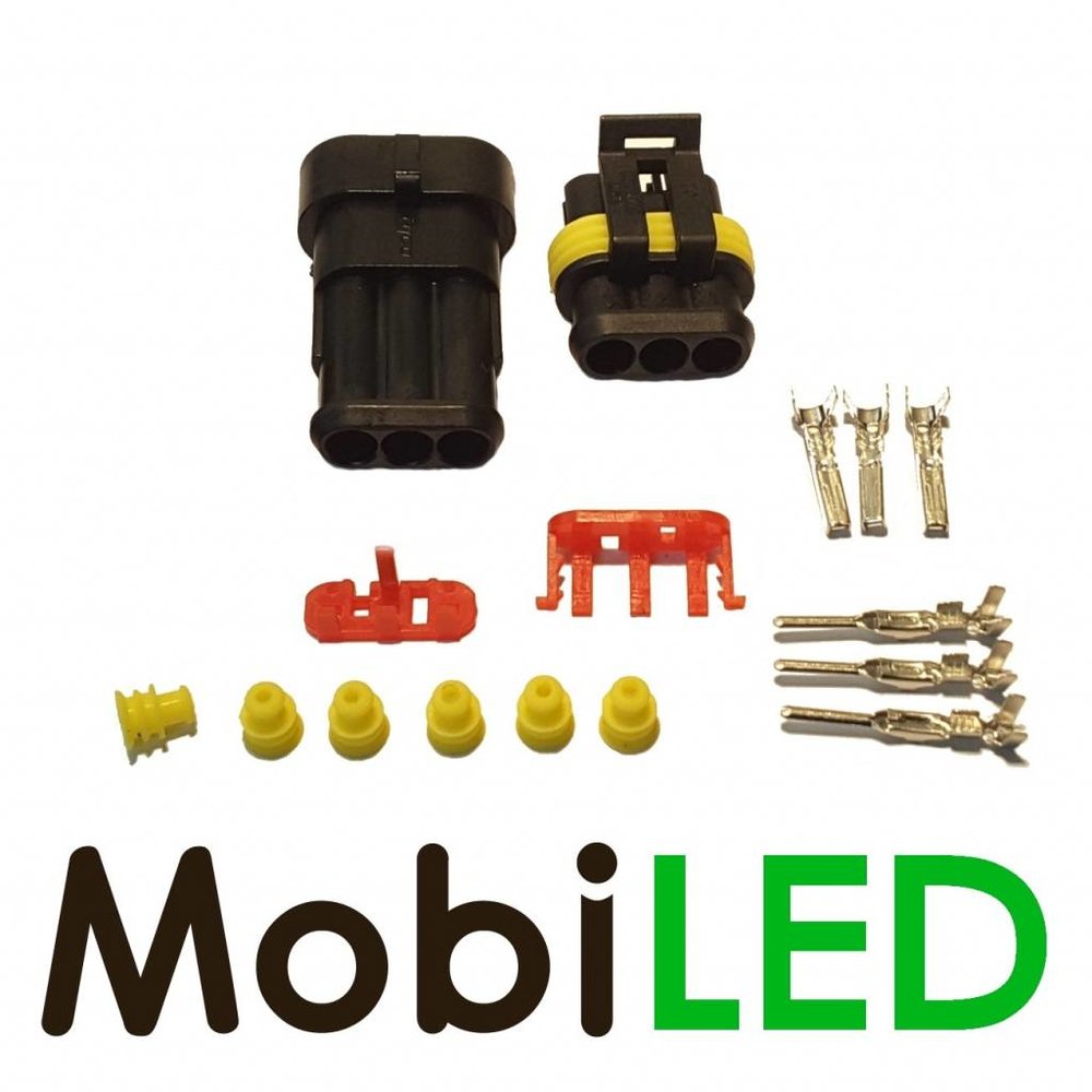 Super-scellé Fiche 3 broches IP67 Super-scellé Fiche 3 broches IP67