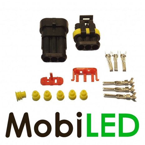 Super-scellé Fiche 3 broches IP67 Super-scellé Fiche 3 broches IP67