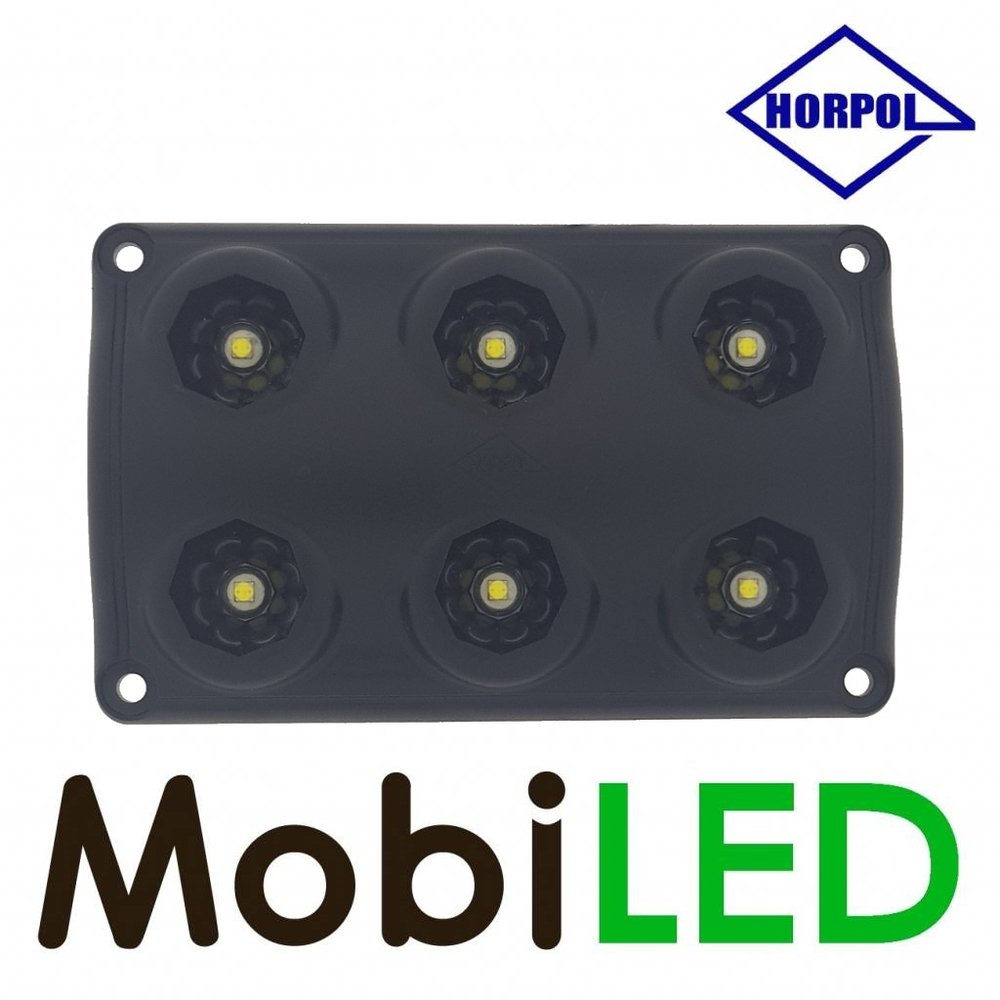 HORPOL Binnenverlichting zwart zonder schakelaar 12-24 volt