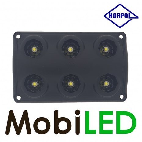 HORPOL Binnenverlichting zwart zonder schakelaar 12-24 volt