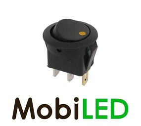 Interrupteur à bascule LED 20 A 12 V ambre Interrupteur à bascule LED 20 A 12 V ambre