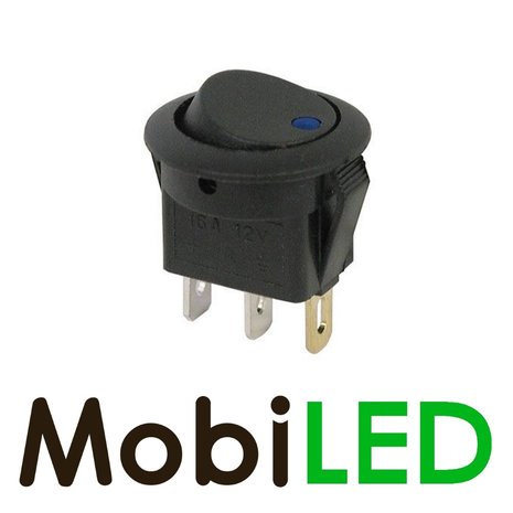 Interrupteur à bascule LED 20 ampères 12 volts bleu