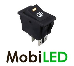 Interrupteur LED jaune 35 ampères 12 volts Interrupteur LED jaune 35 ampères 12 volts