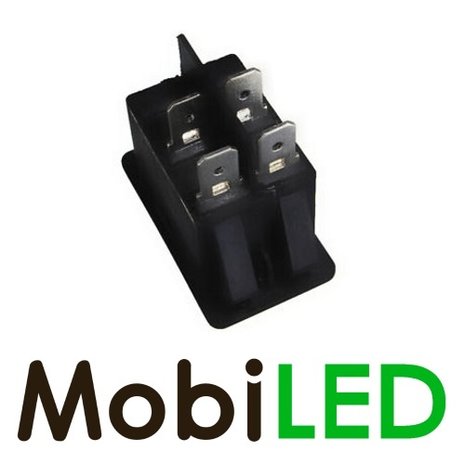 Wipschakelaar led blauw 35 ampère 12 volt