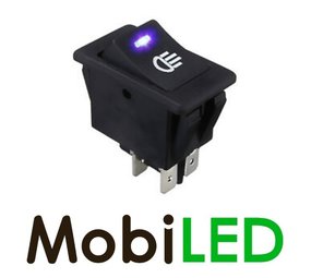 Interrupteur LED bleu 35 ampères 12 volts Interrupteur LED bleu 35 ampères 12 volts