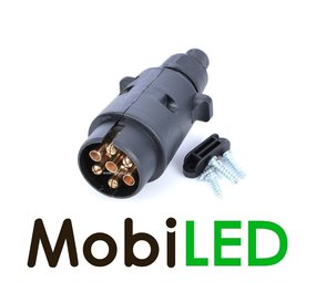 7 Pin plastic trailer plug 12 V (ISO 1724) 7 Pin plastic trailer plug 12 V (ISO 1724)