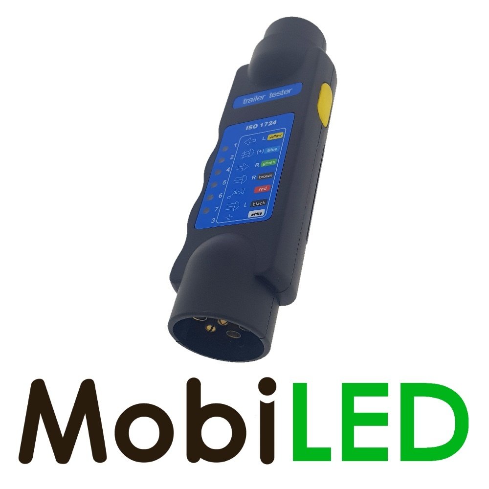 Trailer lighting tester 7-poles 12V (ISO 1724) Trailer lighting tester 7-poles 12V (ISO 1724)