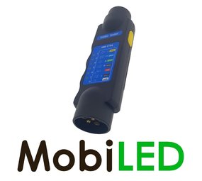Trailer lighting tester 7-poles 12V (ISO 1724) Trailer lighting tester 7-poles 12V (ISO 1724)