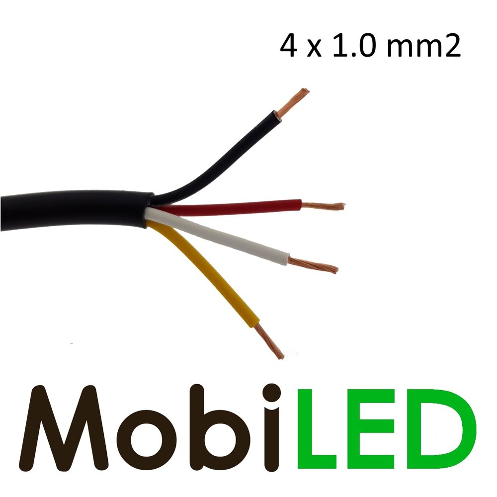 Câble de connexion 4 fils 4 x 1 mm²