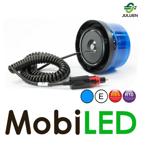 Juluen Juluen B16 Zwaailamp/flitslamp Blauw 1 patroon magneet 10-30 VDC R65 klasse 2 Juluen Juluen B16 Zwaailamp/flitslamp Blauw 1 patroon magneet 10-30 VDC R65 klasse 2