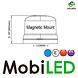 Juluen B16 Balise rotative/lampe flash Bleu 1 motif Aimant 10-30 VDC R65 classe 2 Juluen B16 Balise rotative/lampe flash Bleu 1 motif Aimant 10-30 VDC R65 classe 2