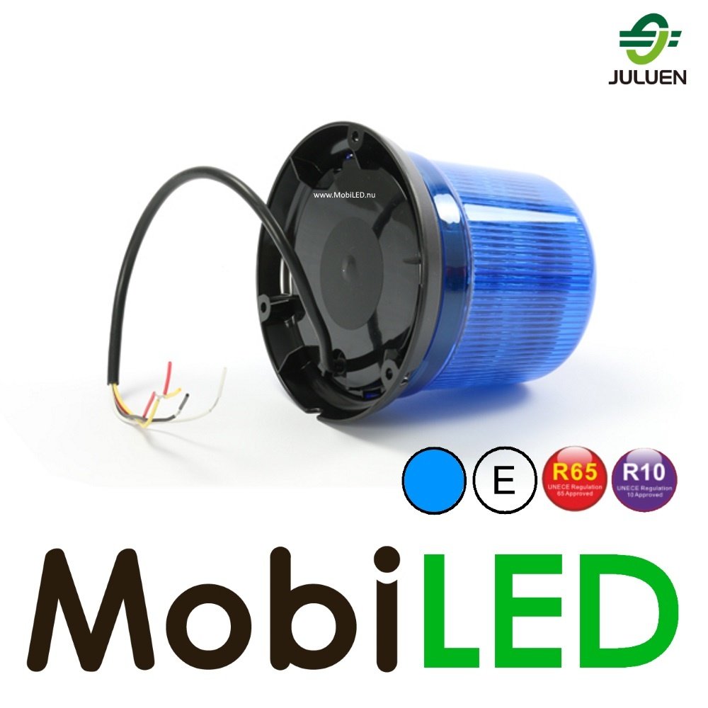 Juluen Juluen B14 Rotating beacon/flash lamp 14 patterns blue fixed mounting 10-30 VDC R65