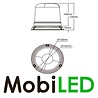 Juluen Juluen B14 Balise rotative/lampe flash bleu montage fixe 14 motifs 10-30 V E-marque