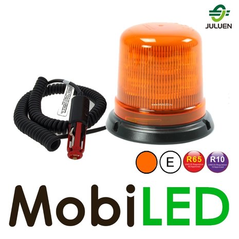 Juluen B14 Balise rotative/Flasheur ambre 14 motifs Aimant 10-30 VCC R65 Juluen B14 Balise rotative/Flasheur ambre 14 motifs Aimant 10-30 VCC R65