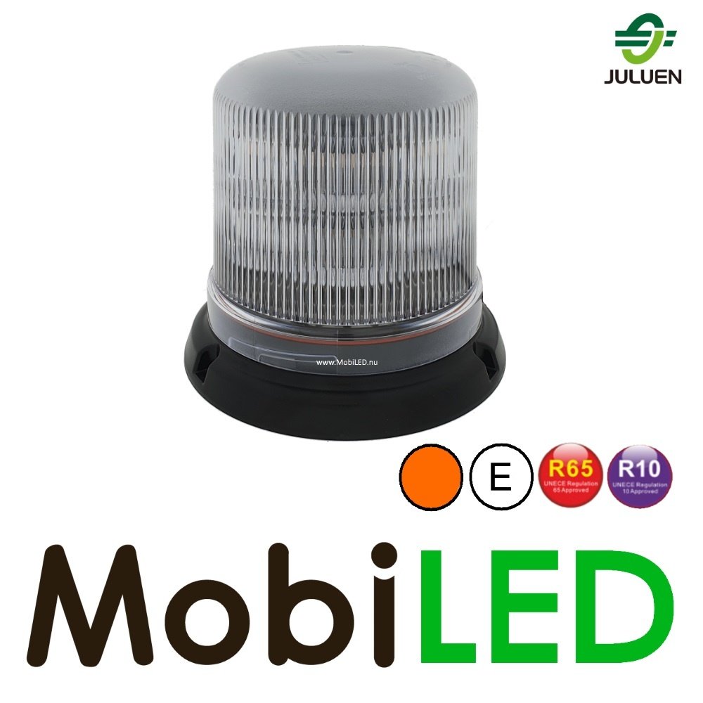 Juluen Juluen B14 Zwaailamp / flitslamp amber 14 patronen vaste montage 10-30 VDC R65