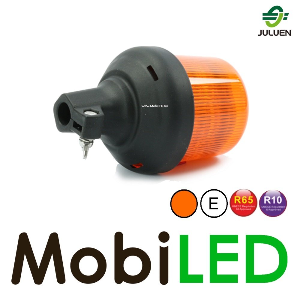Juluen Juluen B14 Rotating beacon/flash lamp 14 patterns Amber DIN plug-in 10-30 VDC R65