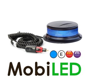 Flitslamp met Blauwe lens UFO 27W magneetvoet Flitslamp met Blauwe lens UFO 27W magneetvoet