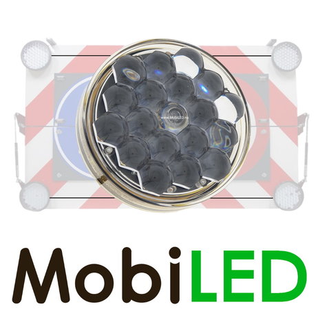 M-LED M-LED Flitser 100 mm 12-24 volt geprogrammeerd voor actieraam