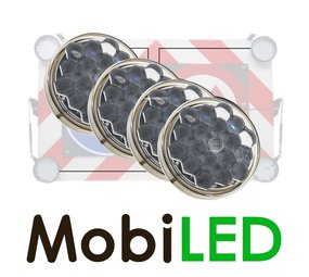 M-LED M-LED Set 4 flashers 100 mm 12-24 volts M-LED M-LED Set 4 flashers 100 mm 12-24 volts