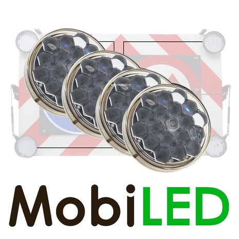 Set 4 flashers 100 mm 12-24 volts for action window Set 4 flashers 100 mm 12-24 volts for action window