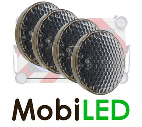 M-LED M-LED Set 4 flitsers 300 mm  12-24 volt M-LED M-LED Set 4 flitsers 300 mm  12-24 volt