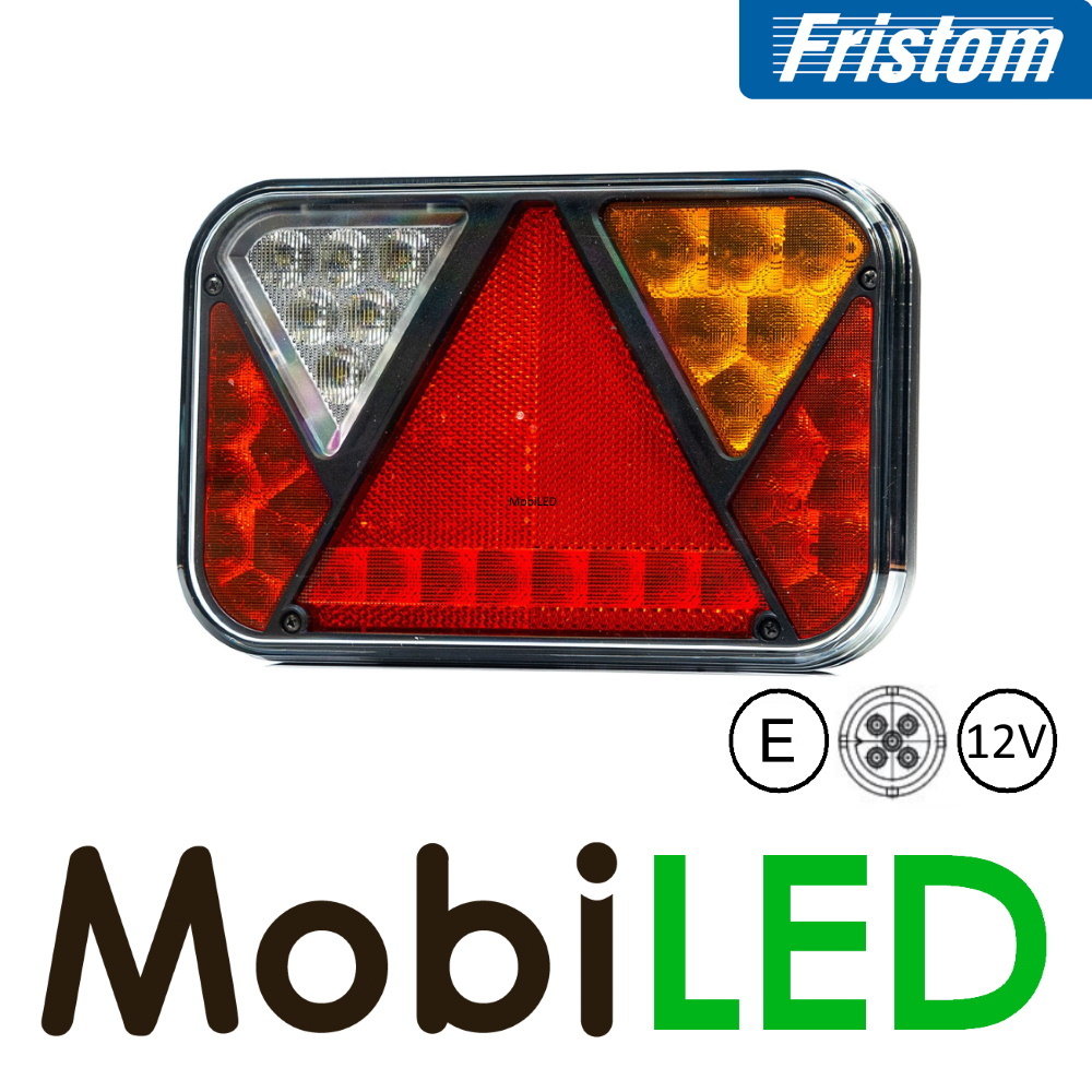 Fristom Fristom FT-270 12V Achterlicht 4 functies + kenteken Bajonet rechts E-keur Fristom Fristom FT-270 12V Achterlicht 4 functies + kenteken Bajonet rechts E-keur