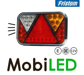 Fristom FT-270 12V Achterlicht 4 functies + kenteken Bajonet rechts Fristom FT-270 12V Achterlicht 4 functies + kenteken Bajonet rechts