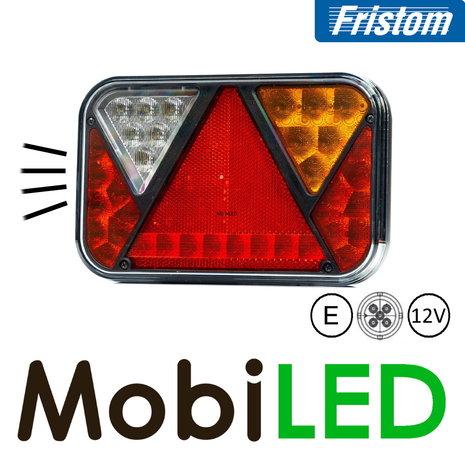 Fristom Fristom FT-270 12V Achterlicht 4 functies + kenteken Bajonet rechts E-keur Fristom Fristom FT-270 12V Achterlicht 4 functies + kenteken Bajonet rechts E-keur