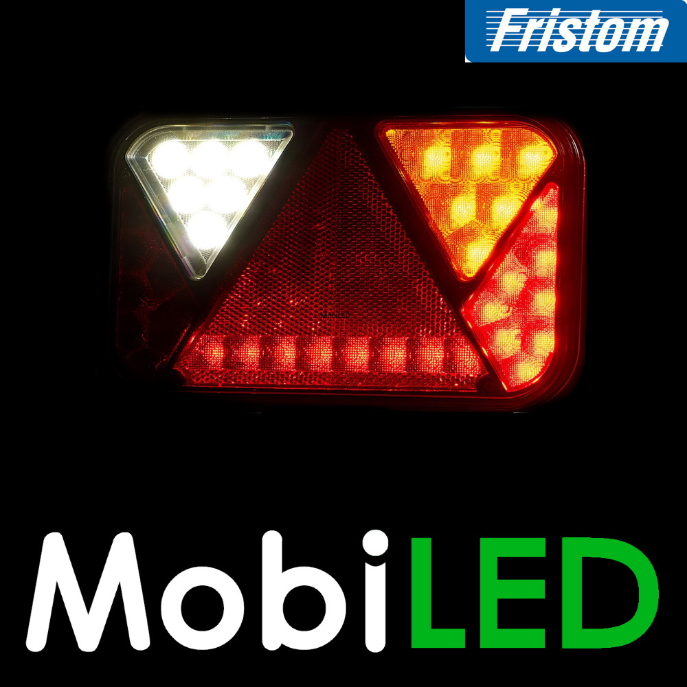 Fristom LED achterlicht 12V Fristom 270 series achteruitrijlamp/kenteken kabel Rechts  E-keur