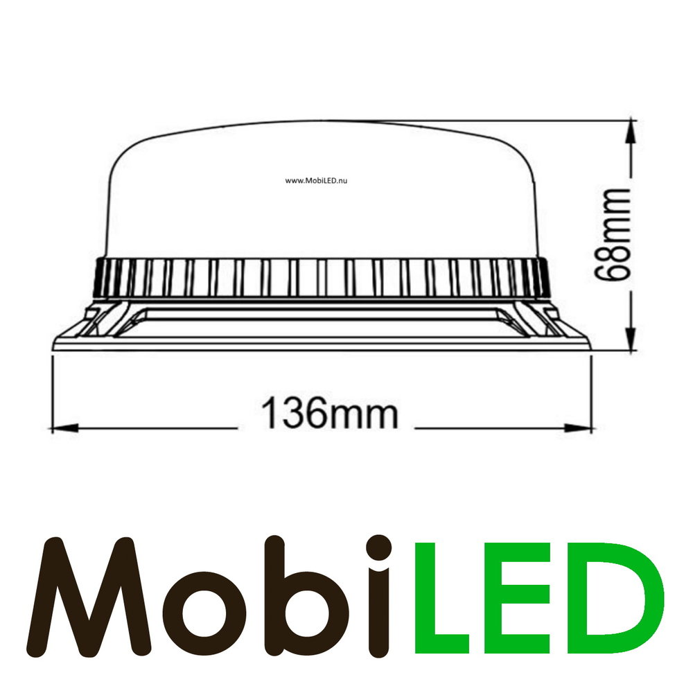 Compacte flitslamp schroefmontage 54 watt Compacte flitslamp schroefmontage 54 watt