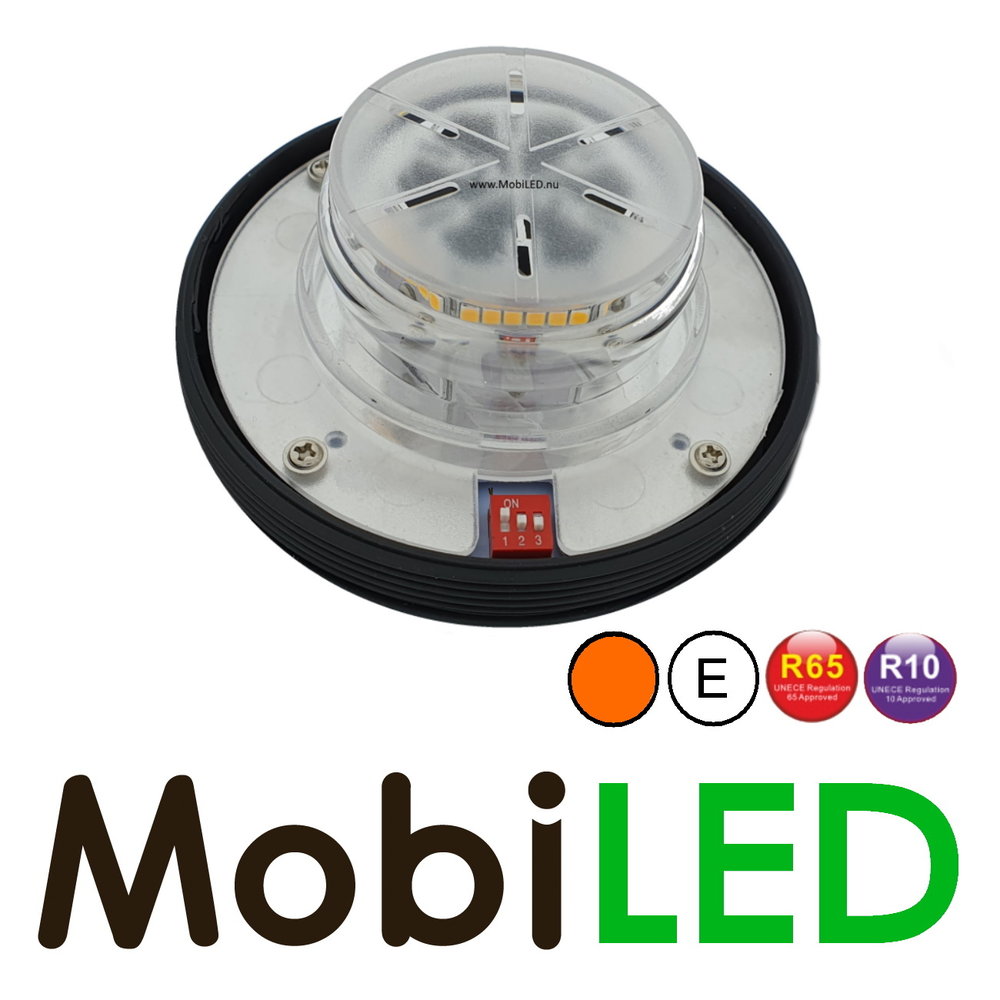Compacte flitslamp flex DIN montage 24 watt E-keur Compacte flitslamp flex DIN montage 24 watt E-keur
