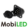 Plastic Plug socket 24 volts type N 7 pin Plastic Plug socket 24 volts type N 7 pin