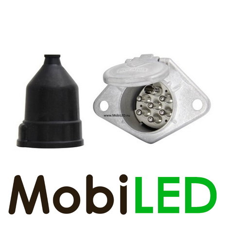 Metalen stekkerdoos 24 volt type S 7 pins Metalen stekkerdoos 24 volt type S 7 pins