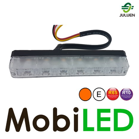 Juluen Edge-Saber clignotant ultra étroit ambre