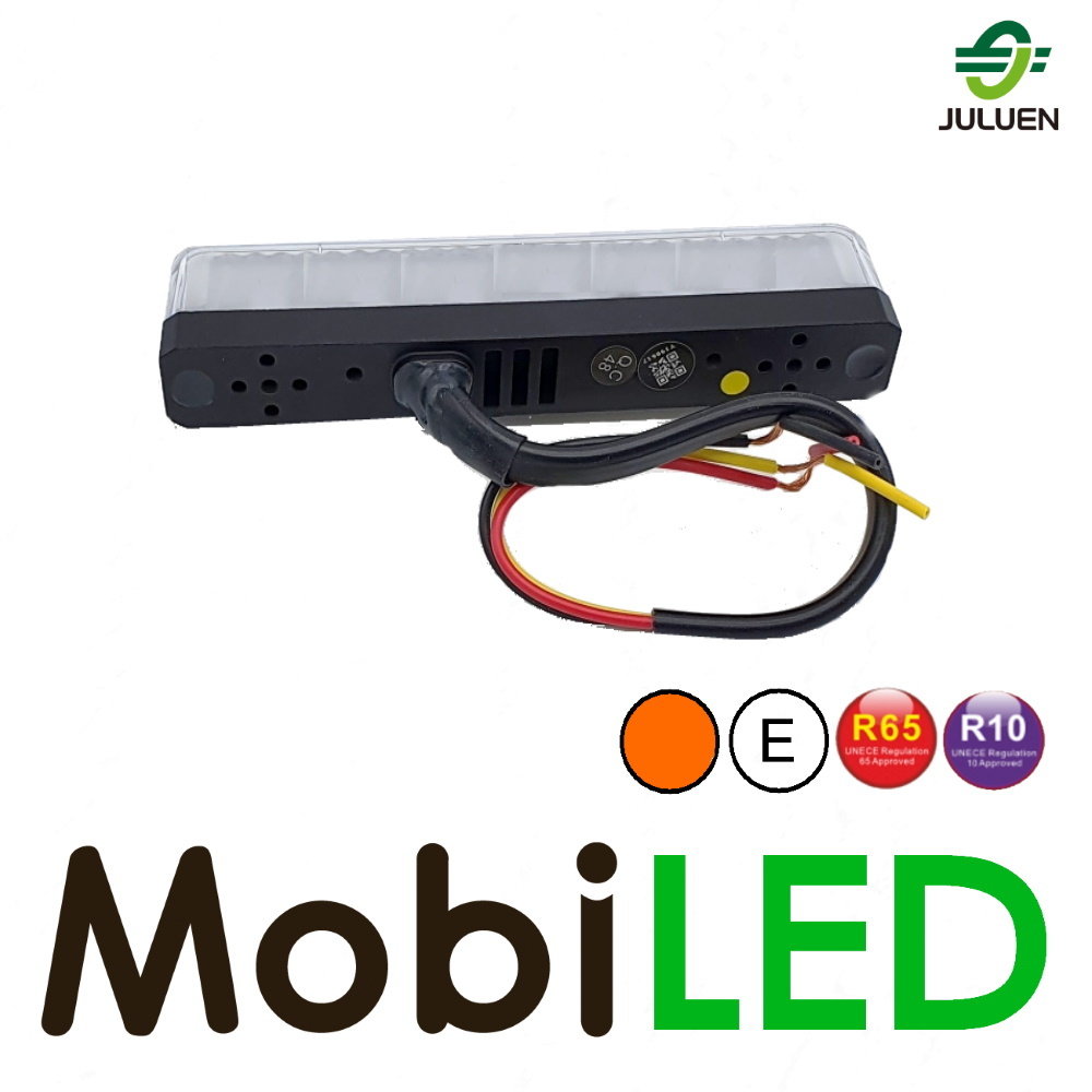 Juluen Edge-Saber ultra smalle flitser amber