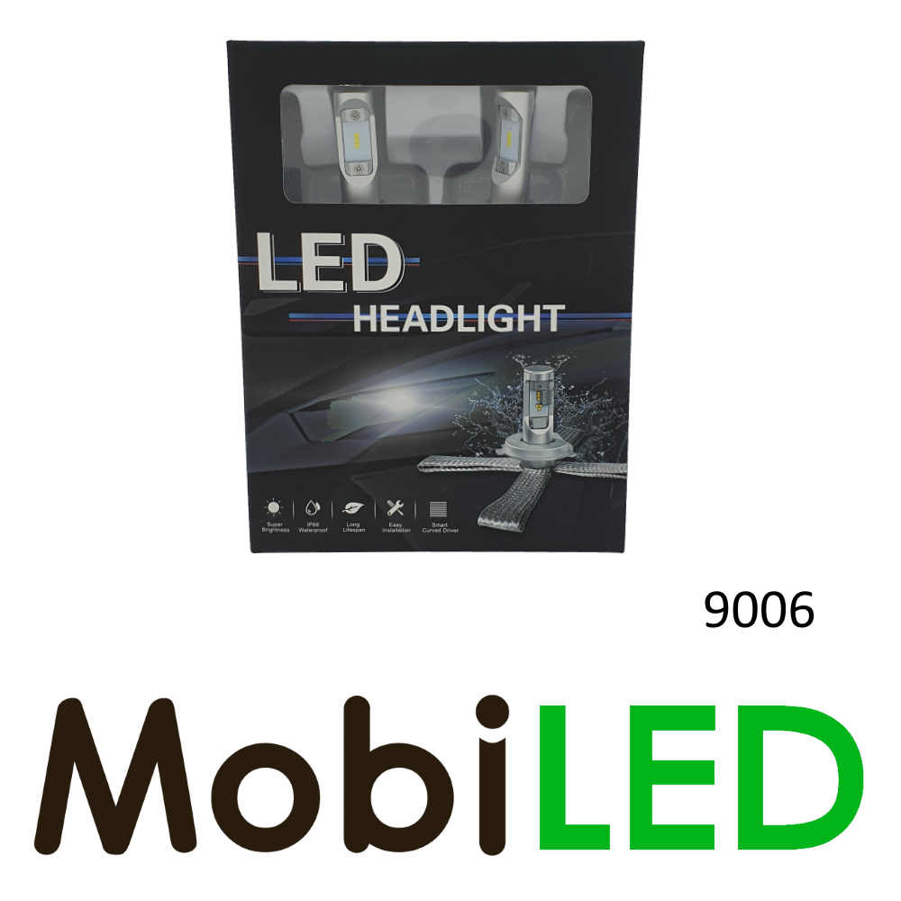 9006 led koplampen set Compact Fit